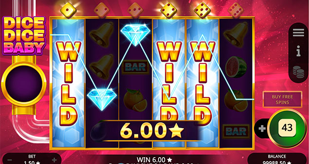 Booming Games - Dice Dice Baby Slot Win - Play.co.za