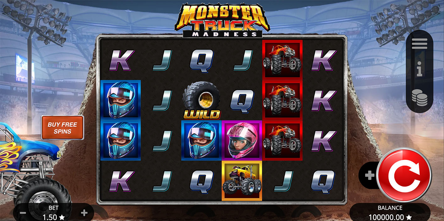 Booming Games - Monster Truck Madness Slot Gameplay - Play.co.za