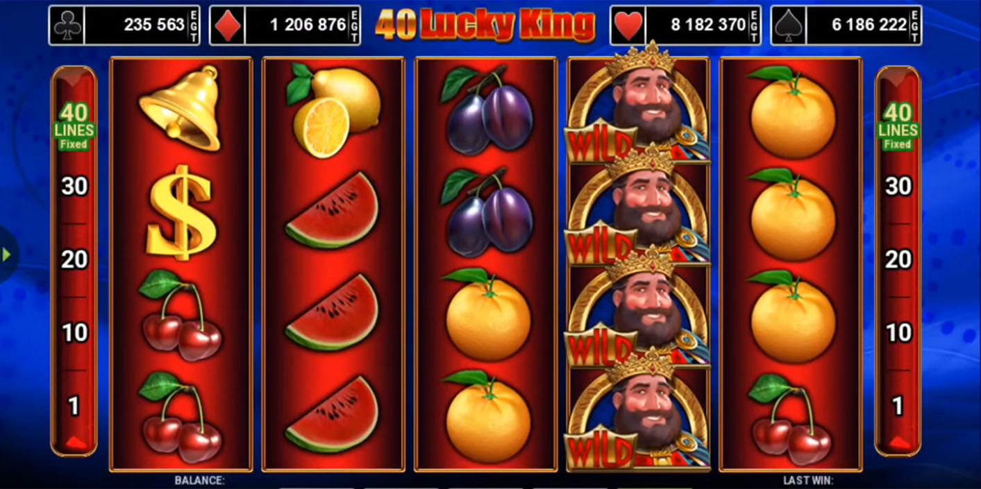 EGT Digital - 40 Lucky King Slot Gameplay - Play.co.za
