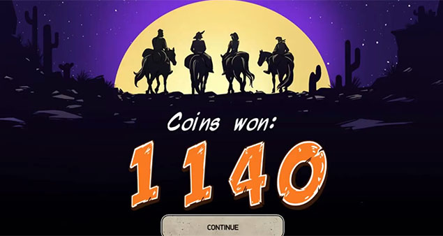 NetEnt - Wild Wild West- The Great Train Heist Coins Won - Play.co.za