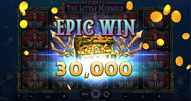 Spinomenal - Story Of The Little Mermaid Epic Win - Play.co.za
