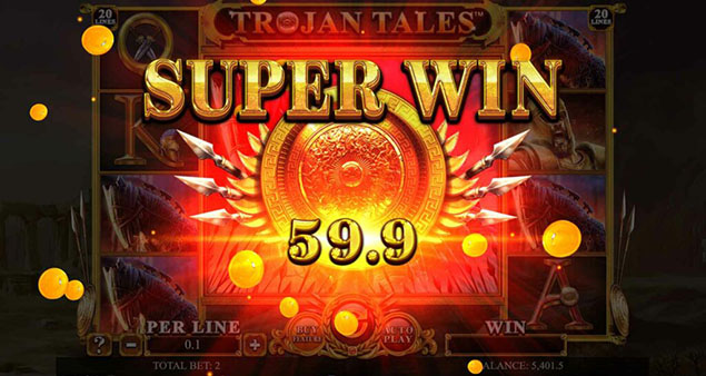 Spinomenal - Trojan Tale Super Win - Play.co.za