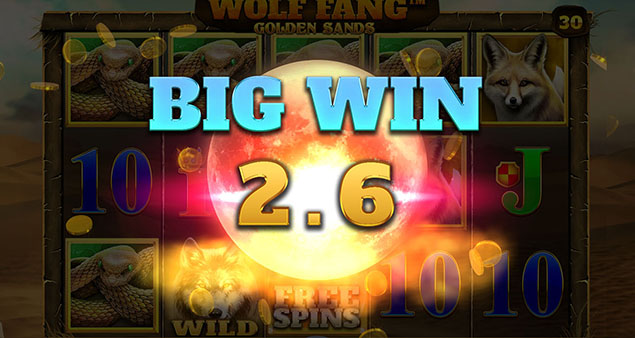 Spinomenal - Wolf Fang - Golden Sands Big Win - Play.co.za