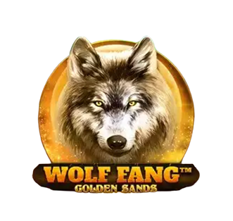 Spinomenal - Wolf Fang - Golden Sands Slot Logo - Play.co.za